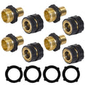 3/4" Garden Hose Quick Connectors