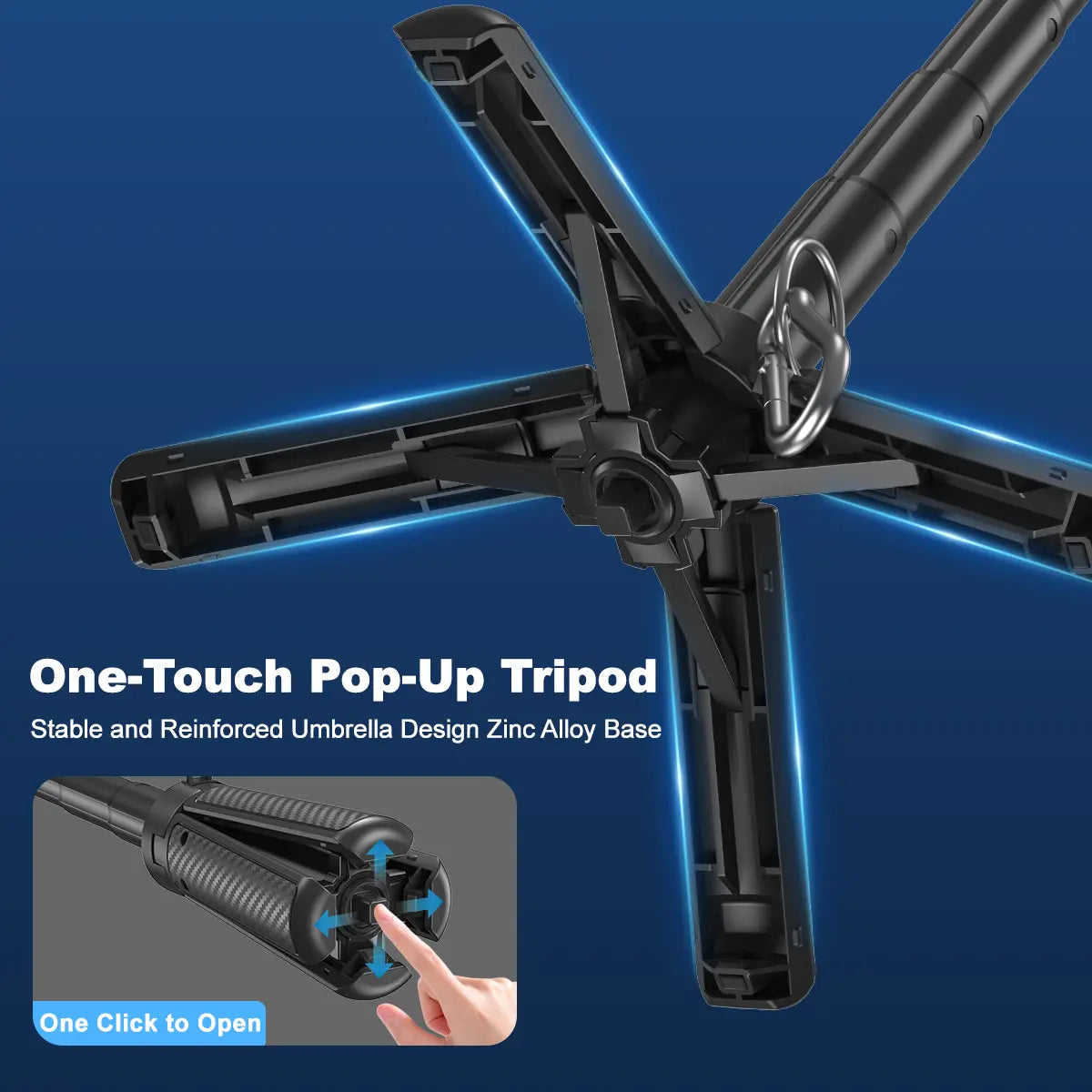 4-in-1 Mini Selfie Stick & Phone Tripod
