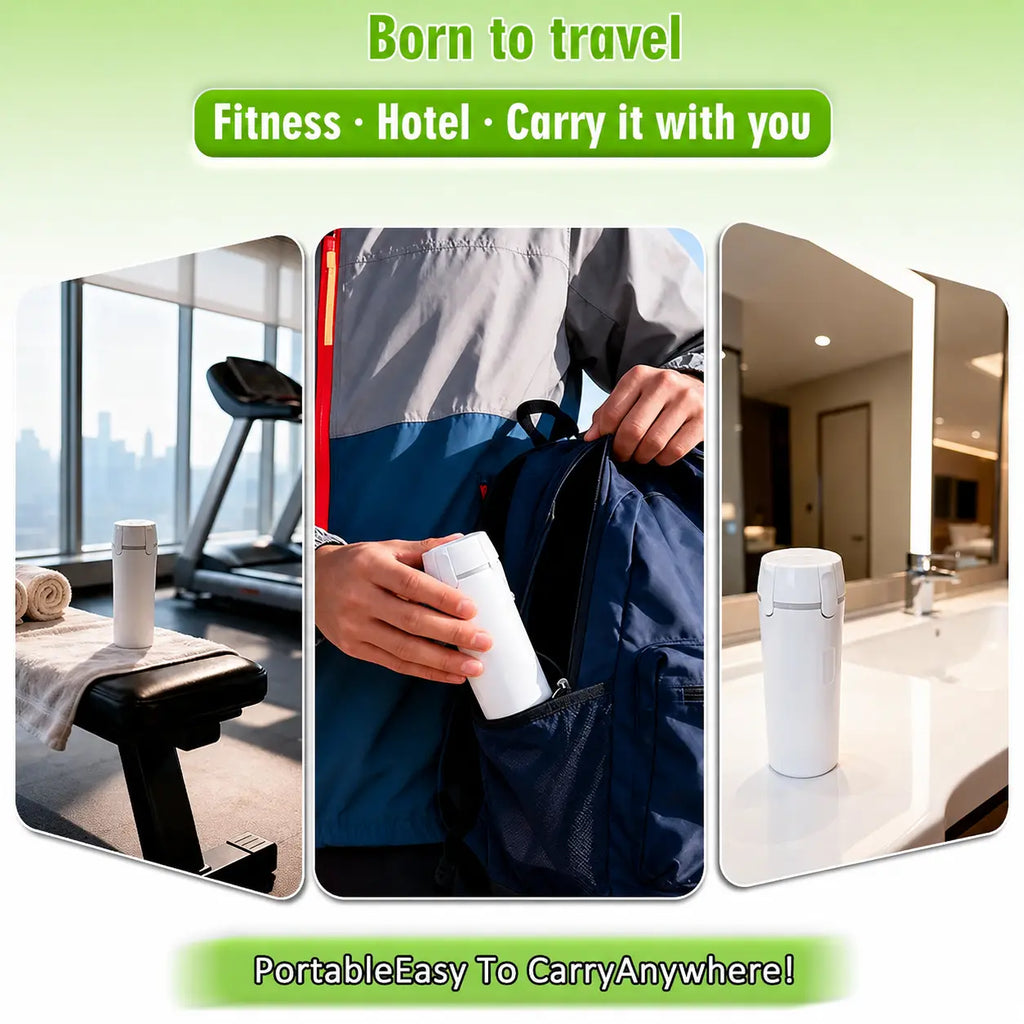 4-in-1 Travel Toiletry Dispenser Bottle – Leakproof Refillable Travel Container
