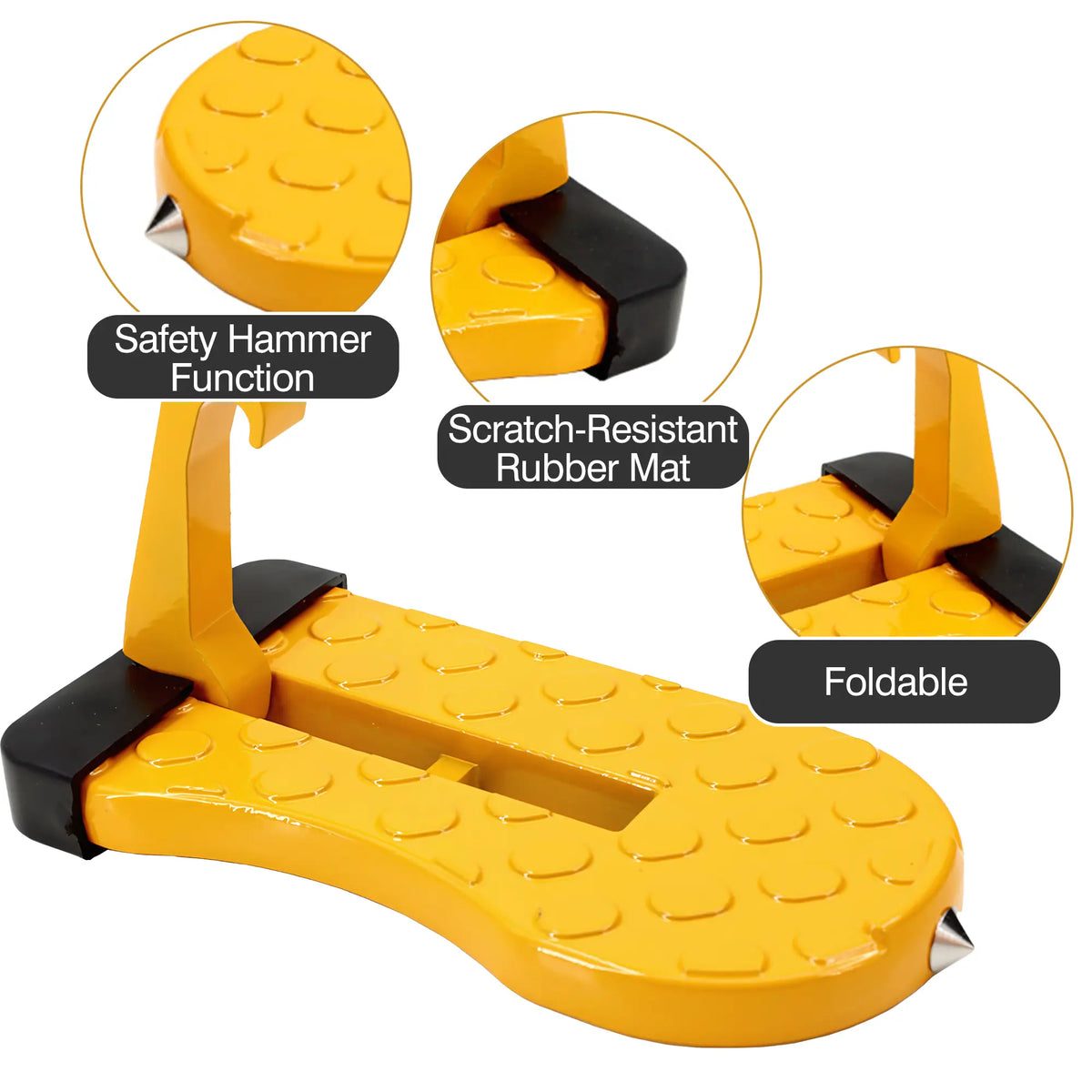 SUV Door Latch Roof Step – Non-Slip Folding Step