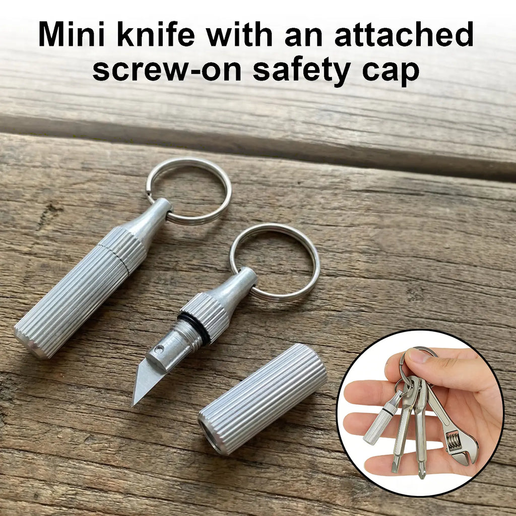 4-in-1 Mini Tool Keychain – Compact EDC Repair Kit