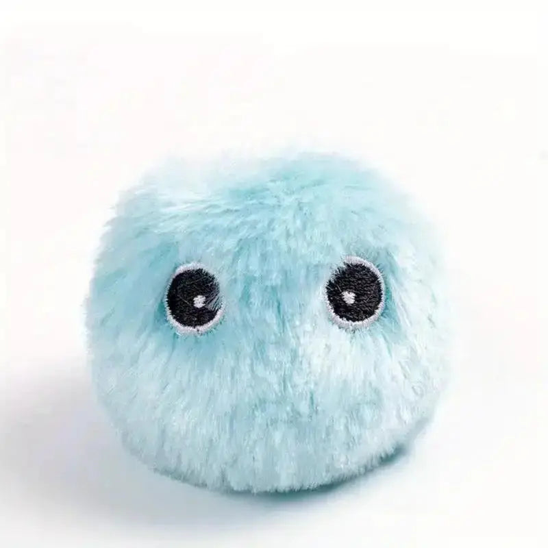 Plush Chirping Ball Interactive Cat Toy – Lifelike Animal Sound