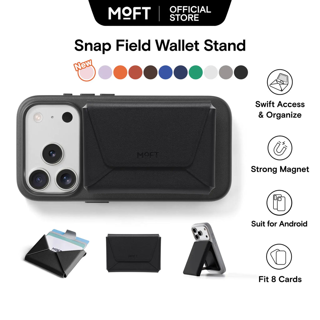 MagSafe Wallet Stand – Slim Magnetic Card Holder with Kickstand, RFID Blocking Wallet