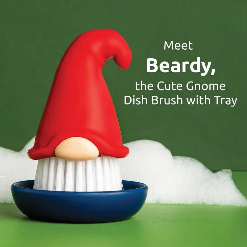 Gnome Standing Dish Brush