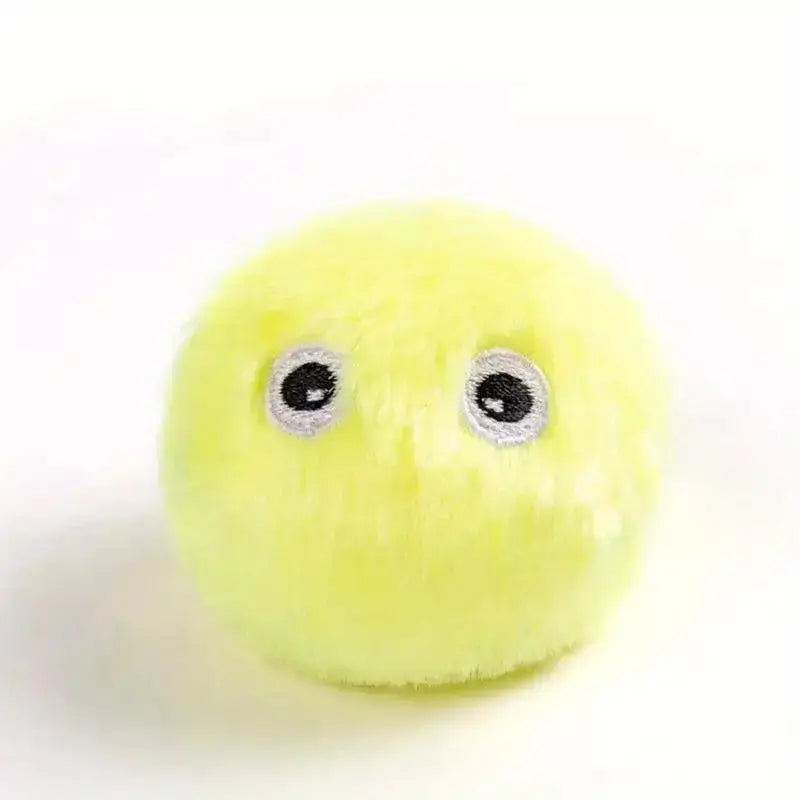 Plush Chirping Ball Interactive Cat Toy – Lifelike Animal Sound
