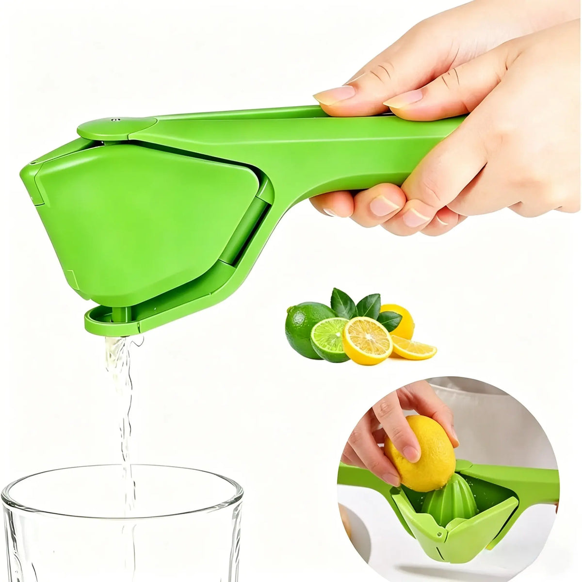 Fold-Flat Lemon Squeezer – Manual Citrus Juicer for Lemon & Lime
