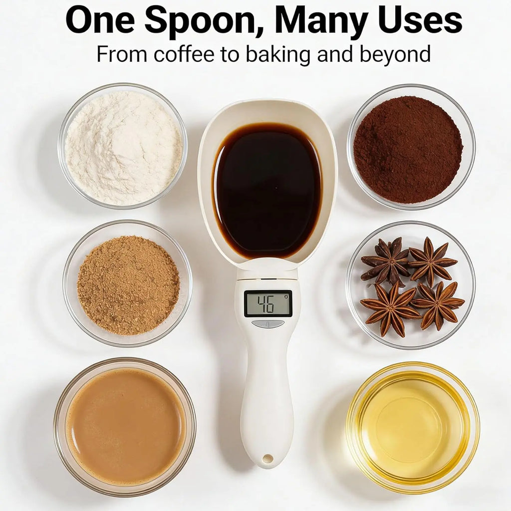 Digital Measuring Scoop Scale for Cooking & Baking
