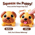 Funny Tongue-Popping Pug Squeeze Toy