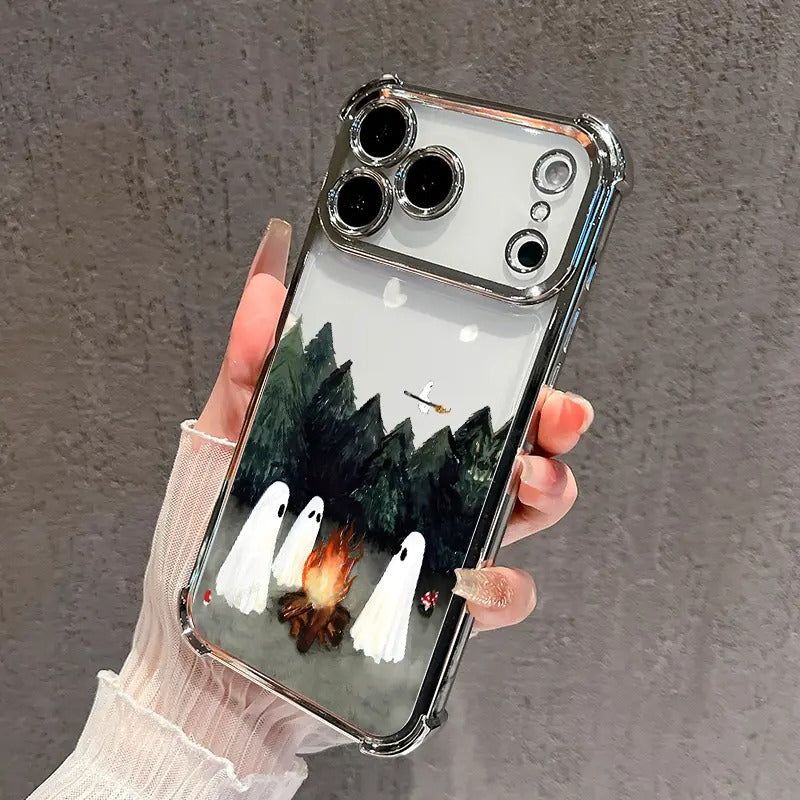 Ghost Campfire Phone Case for iPhone
