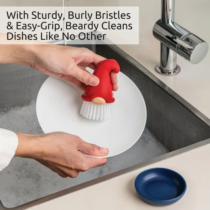 Gnome Standing Dish Brush