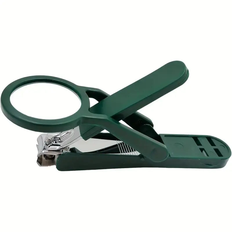 Magnifying Nail Clipper – Precision Nail Cutter with Built-In HD Glass Lens
