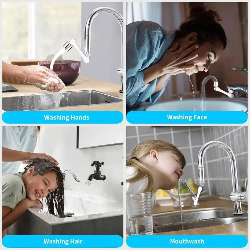 1440° Swivel Faucet Extender