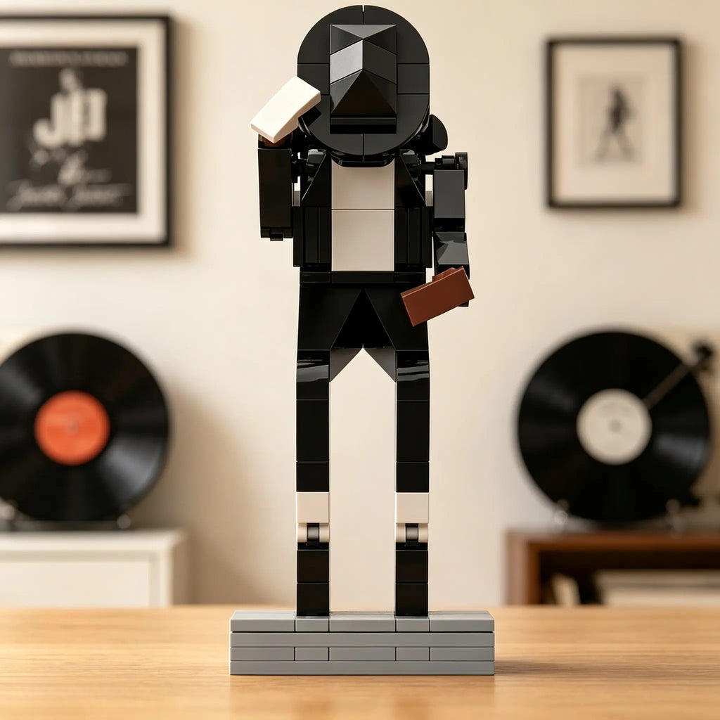 Iconic Pop Dance Pose Building Block Figure