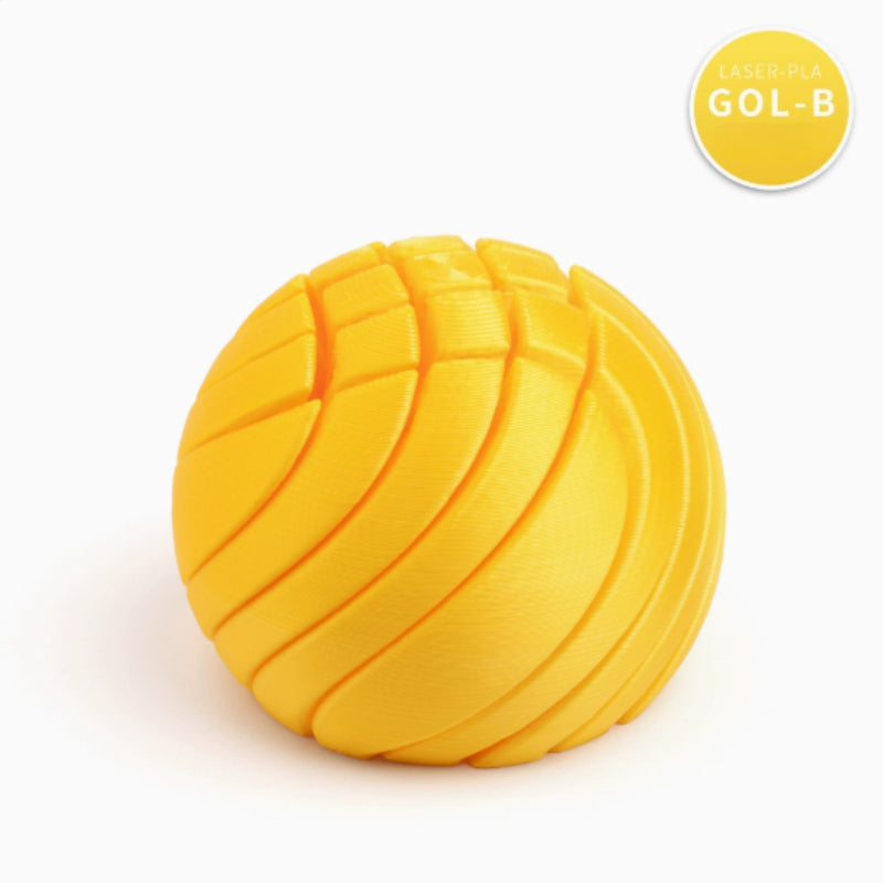 3D Printed Spiral Ball – Liquid Motion Desk Decor