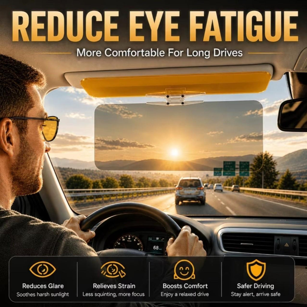 2-in-1 Day & Night Anti-Glare Car Sun Visor