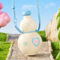Cute Gourd Water Bottle with Adjustable Strap – Large Capacity
