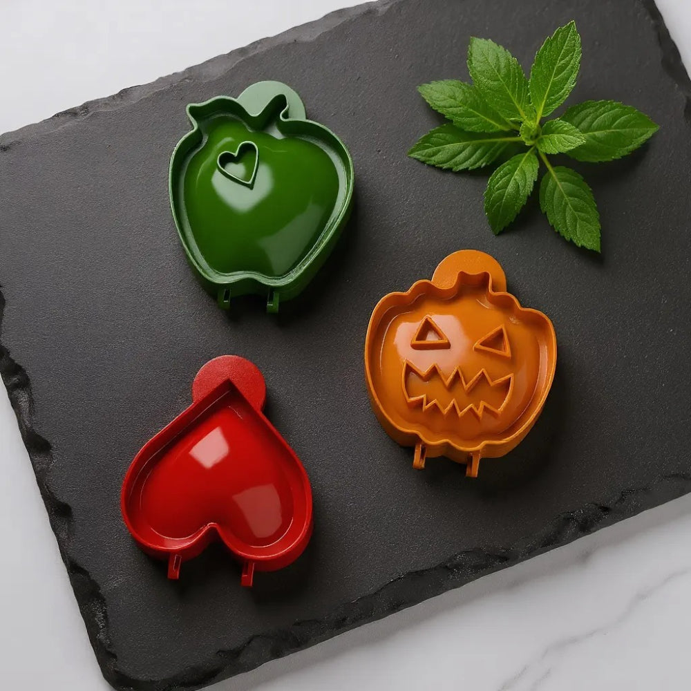 3-Pack Hand Pie Molds – Pumpkin & Holiday Baking Set