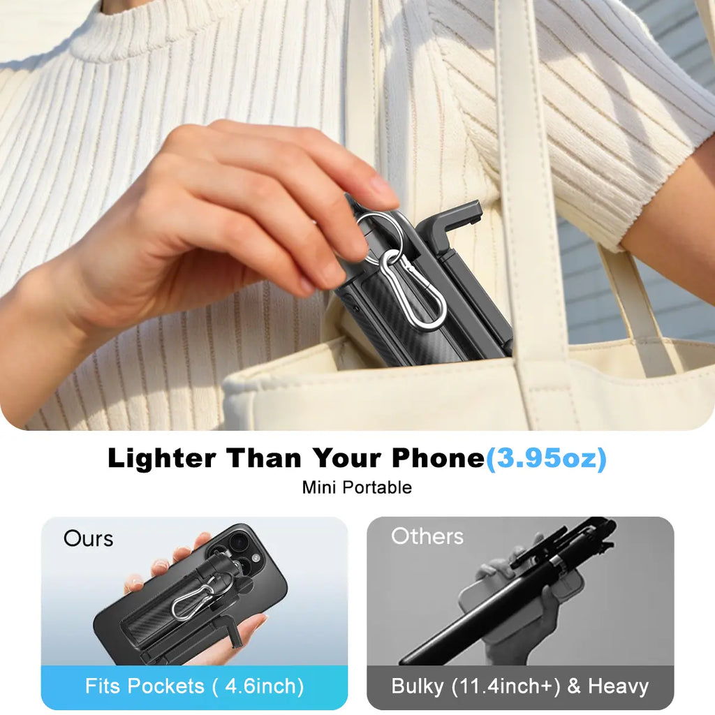 4-in-1 Mini Selfie Stick & Phone Tripod