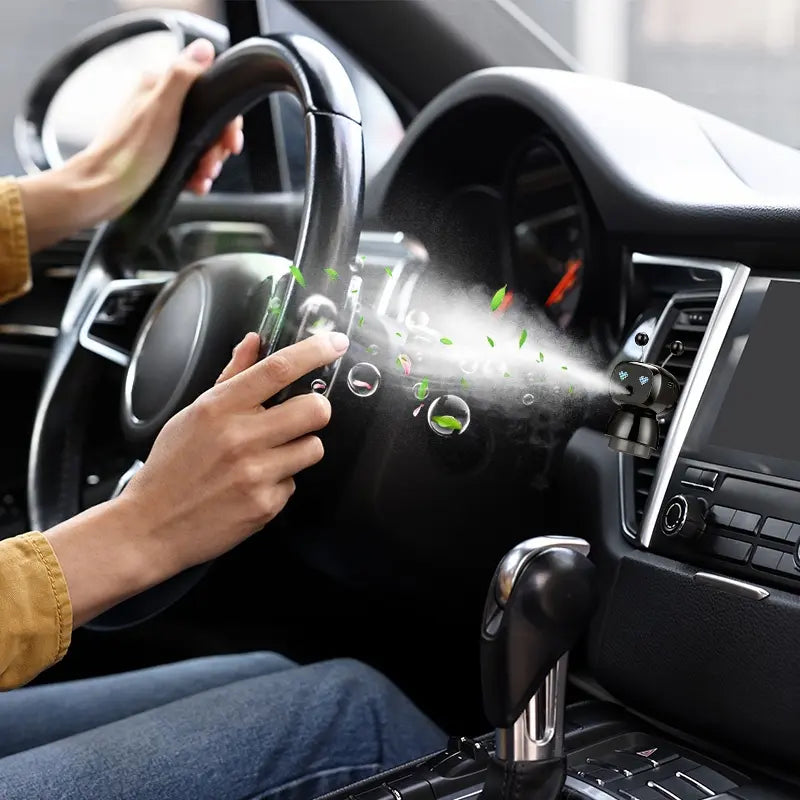 Smart Robot Car Diffuser – Motion-Sensing Aroma Mist