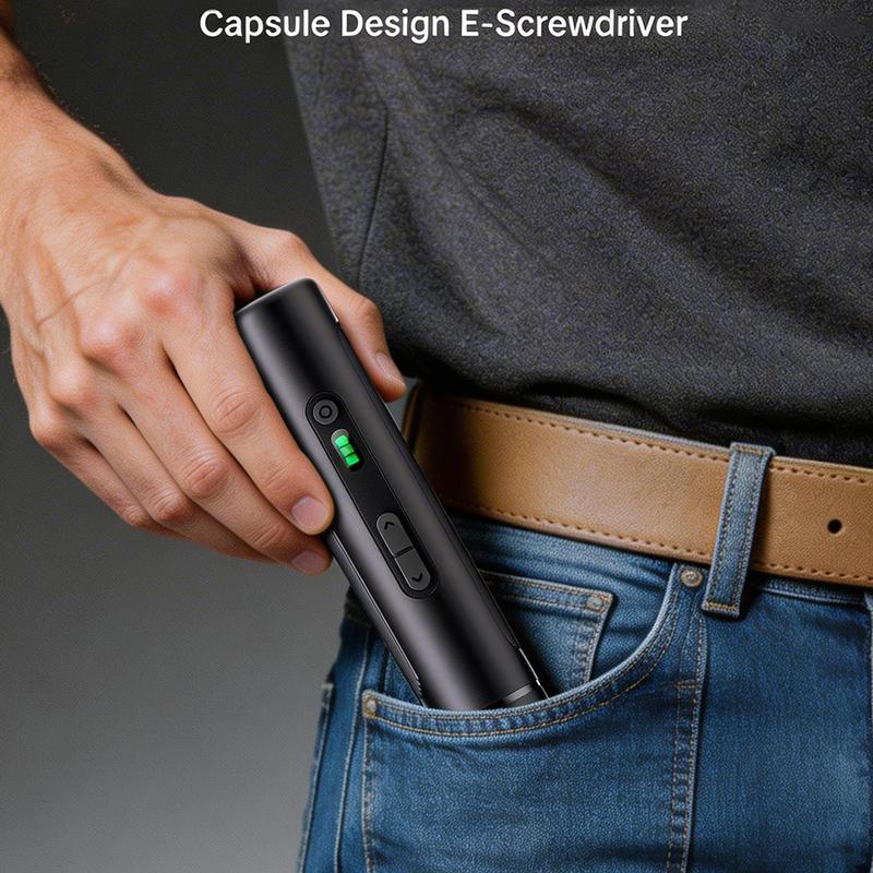 Cordless Electric Screwdriver Set – 3-Speed Adjustable Torque
