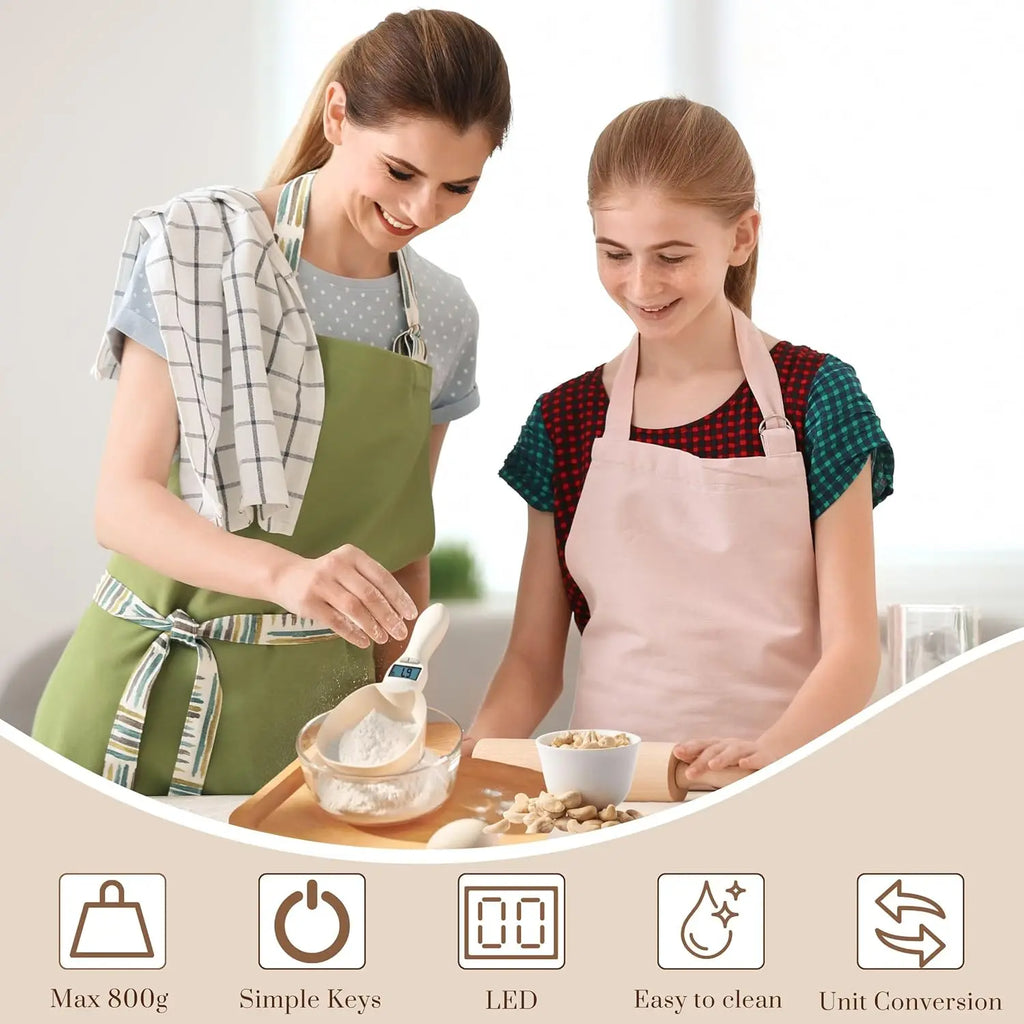 Digital Measuring Scoop Scale for Cooking & Baking