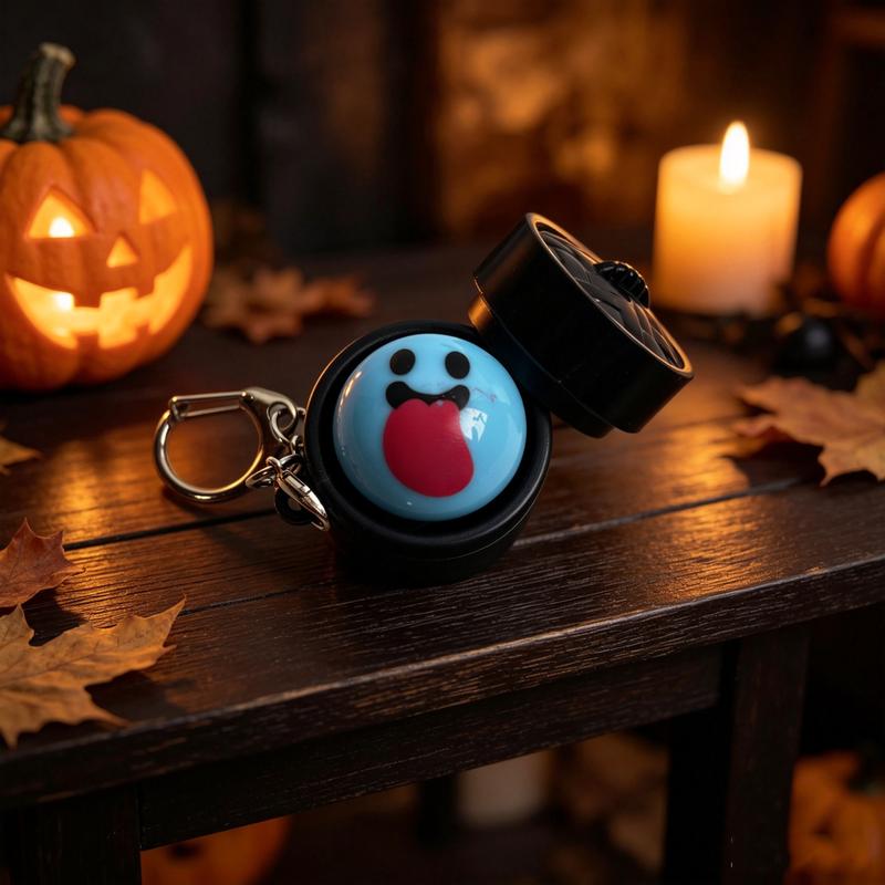 Glowing Dumpling Fidget Keychains