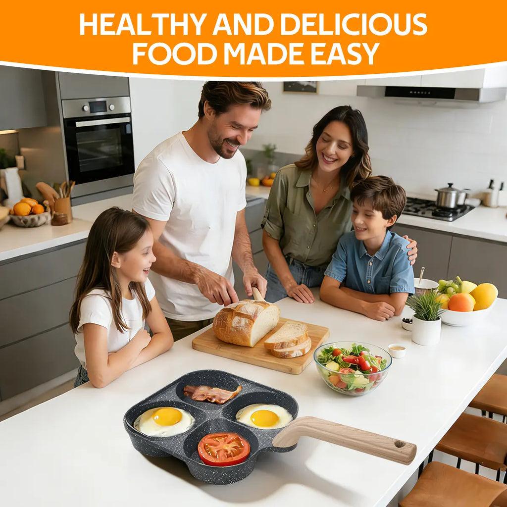 4-Cup Nonstick Egg & Breakfast Frying Pan