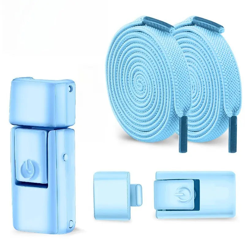 Adjustable No-Tie Elastic Shoelaces with Locking Buckle