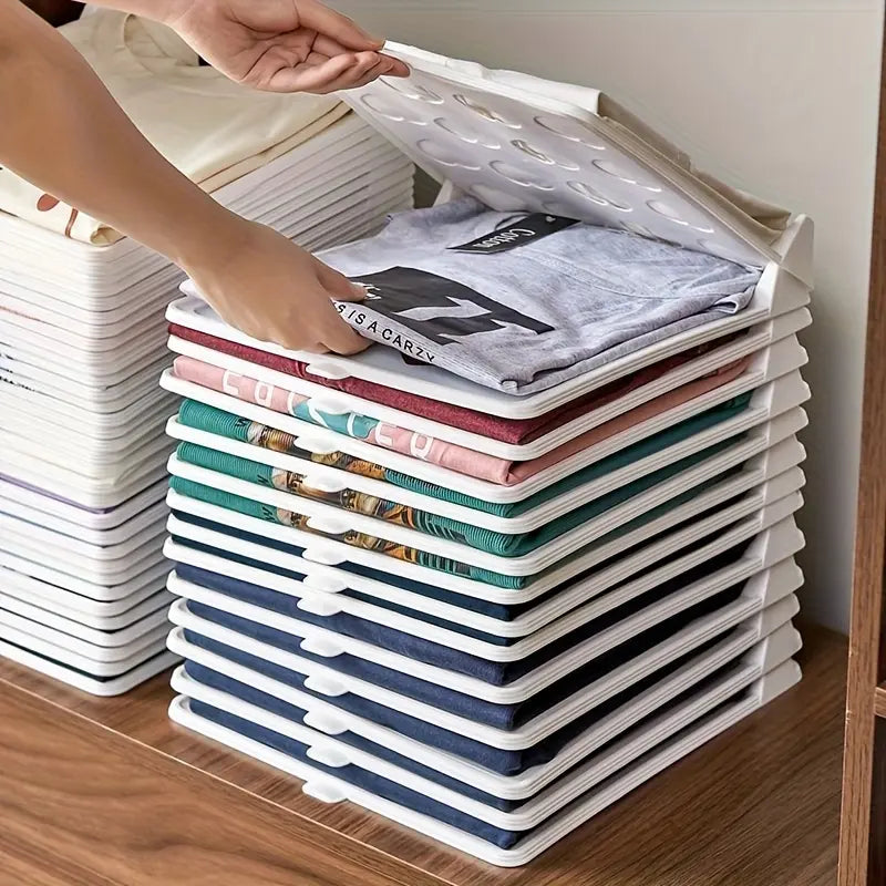 10PCS Stackable Clothes Organizer Set