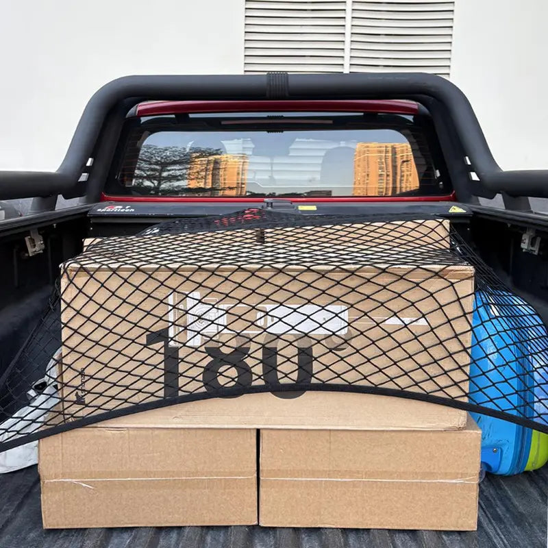 Heavy-Duty Elastic Truck Bed Cargo Net