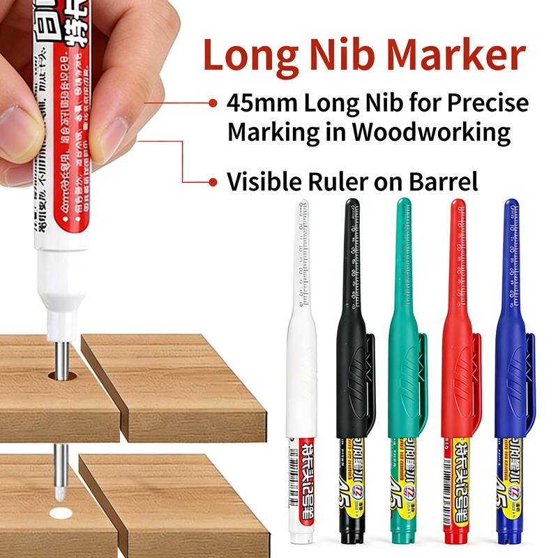 45mm Long Nib Deep Hole Marker Pens – Precision Marking Tool