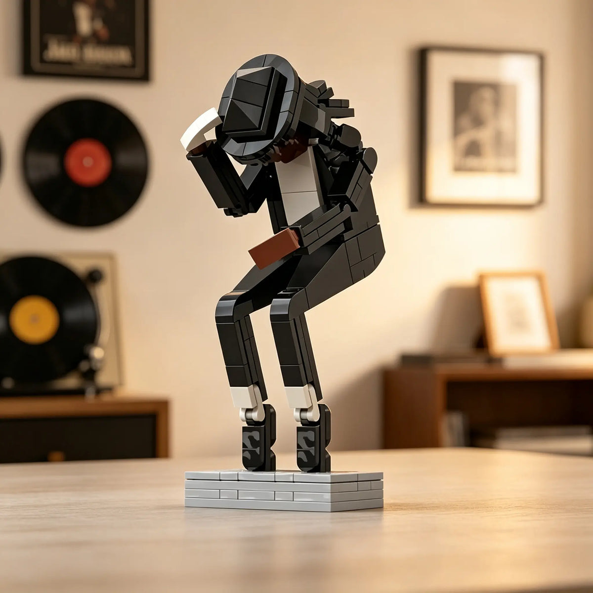 Iconic Pop Dance Pose Building Block Figure