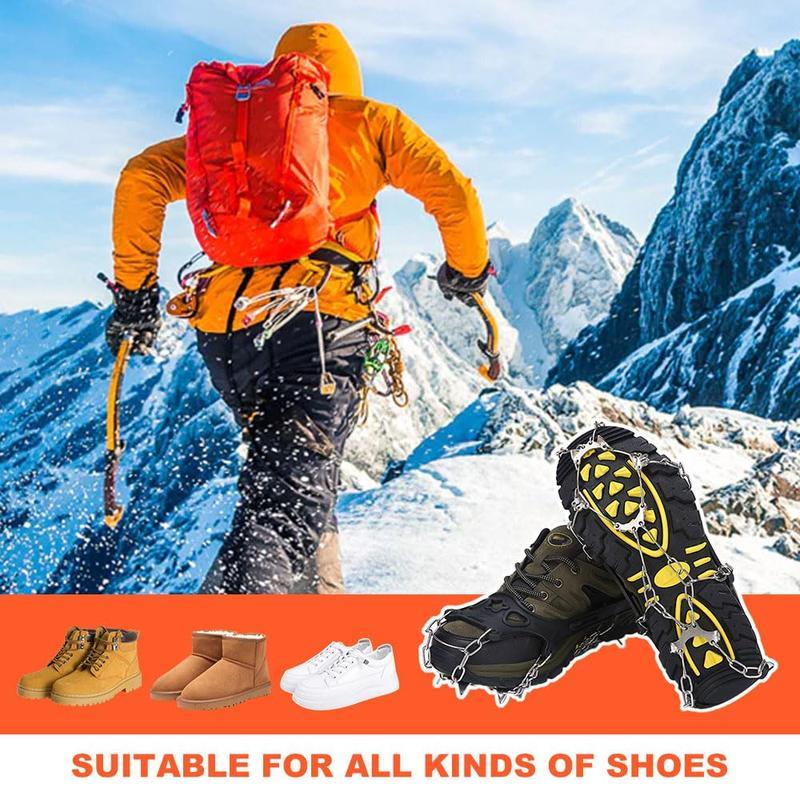 8-Tooth Ice Cleats for Shoes & Boots
