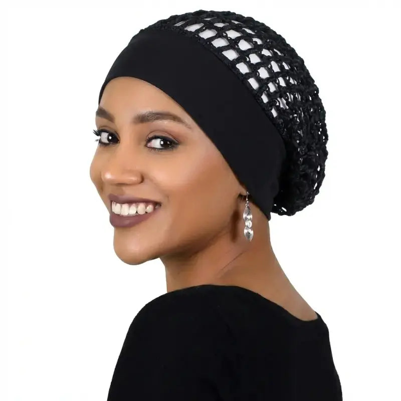 3-Pack Stretchy Wide-Edge Hair Bonnets for Sleeping