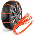 Reusable Emergency Snow Tire Traction Straps