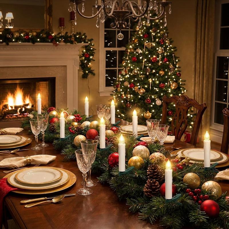 LED Flameless Christmas Tree Candle Lights with Remote – 10/20 Pack