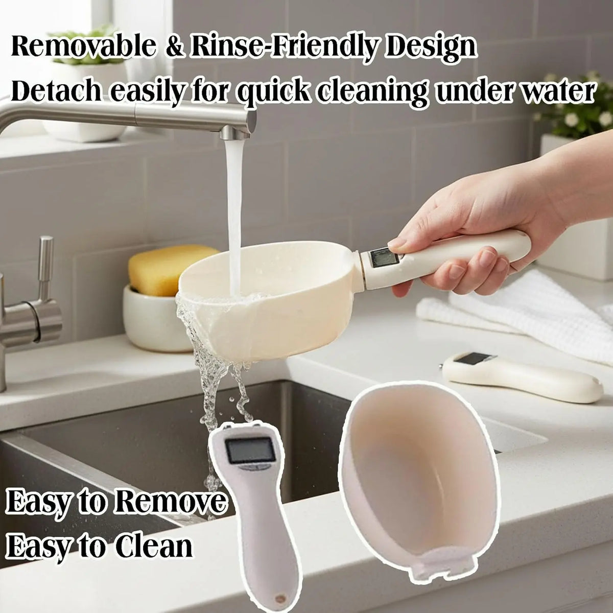 Digital Measuring Scoop Scale for Cooking & Baking