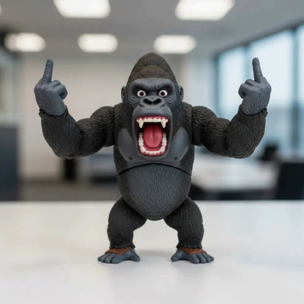 Funny Middle Finger Animal Figurine