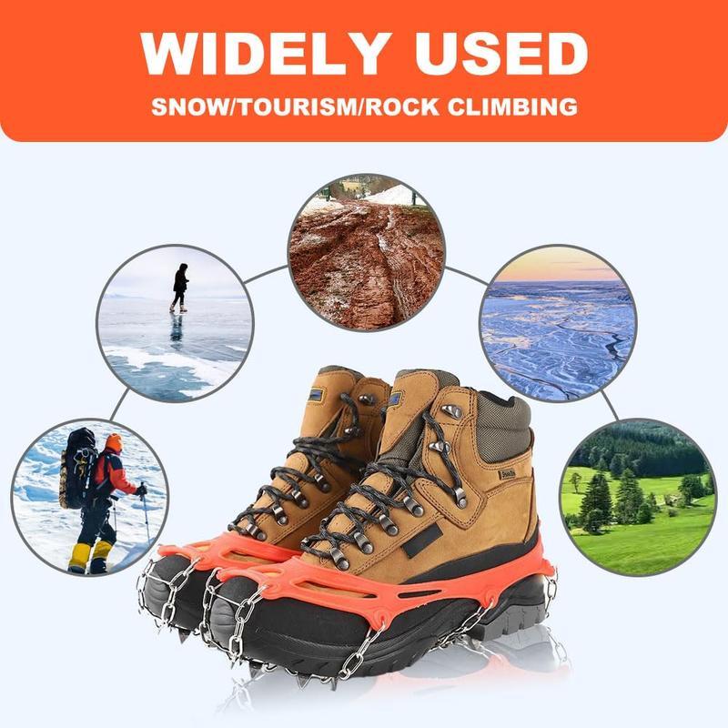 8-Tooth Ice Cleats for Shoes & Boots