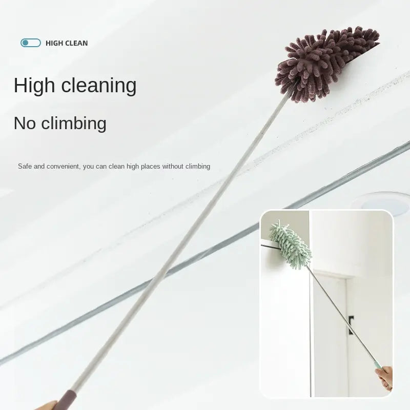 Retractable Microfiber Car Duster – Extendable Long Handle