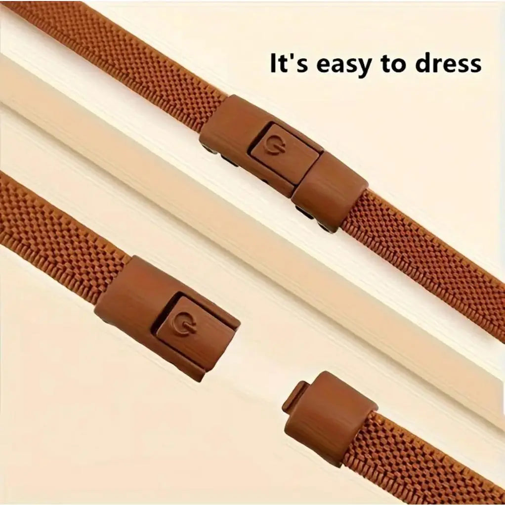 Adjustable No-Tie Elastic Shoelaces with Locking Buckle