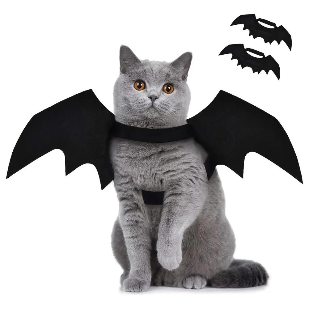 Bat Wings Cat Costume – Adjustable Halloween Pet Costume