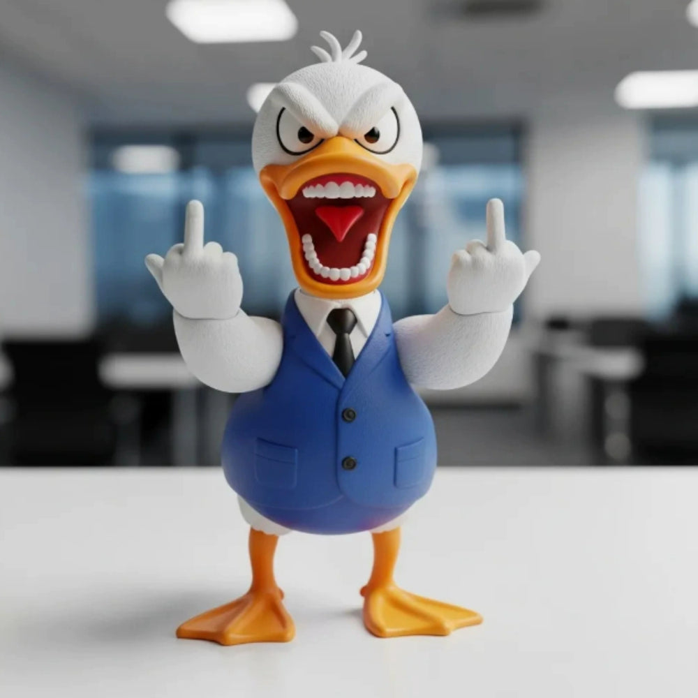 Funny Middle Finger Animal Figurine
