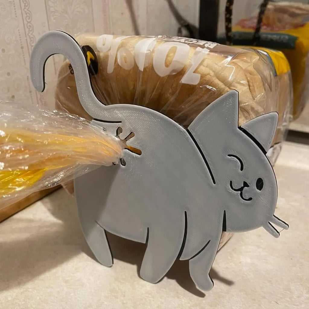 Cute Cat-Shaped Bag Clips – Reusable Bread & Snack Sealers