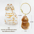 Cat Fur Keepsake Charm – Fillable Memory Keychain