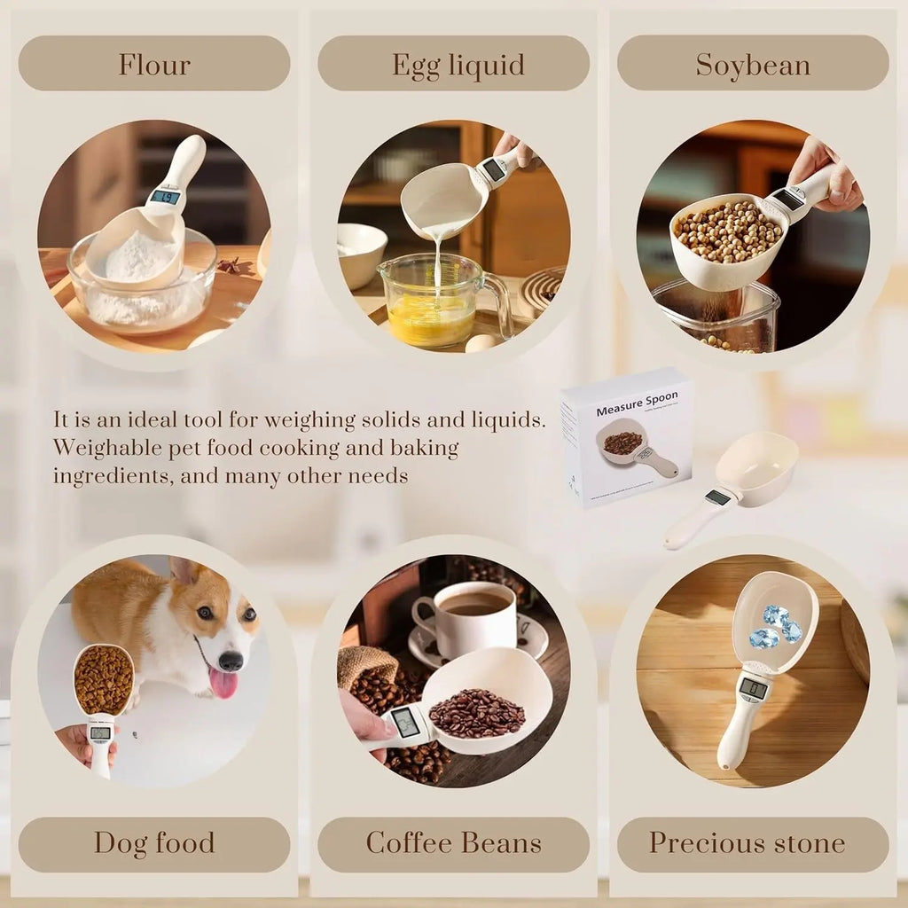 Digital Measuring Scoop Scale for Cooking & Baking