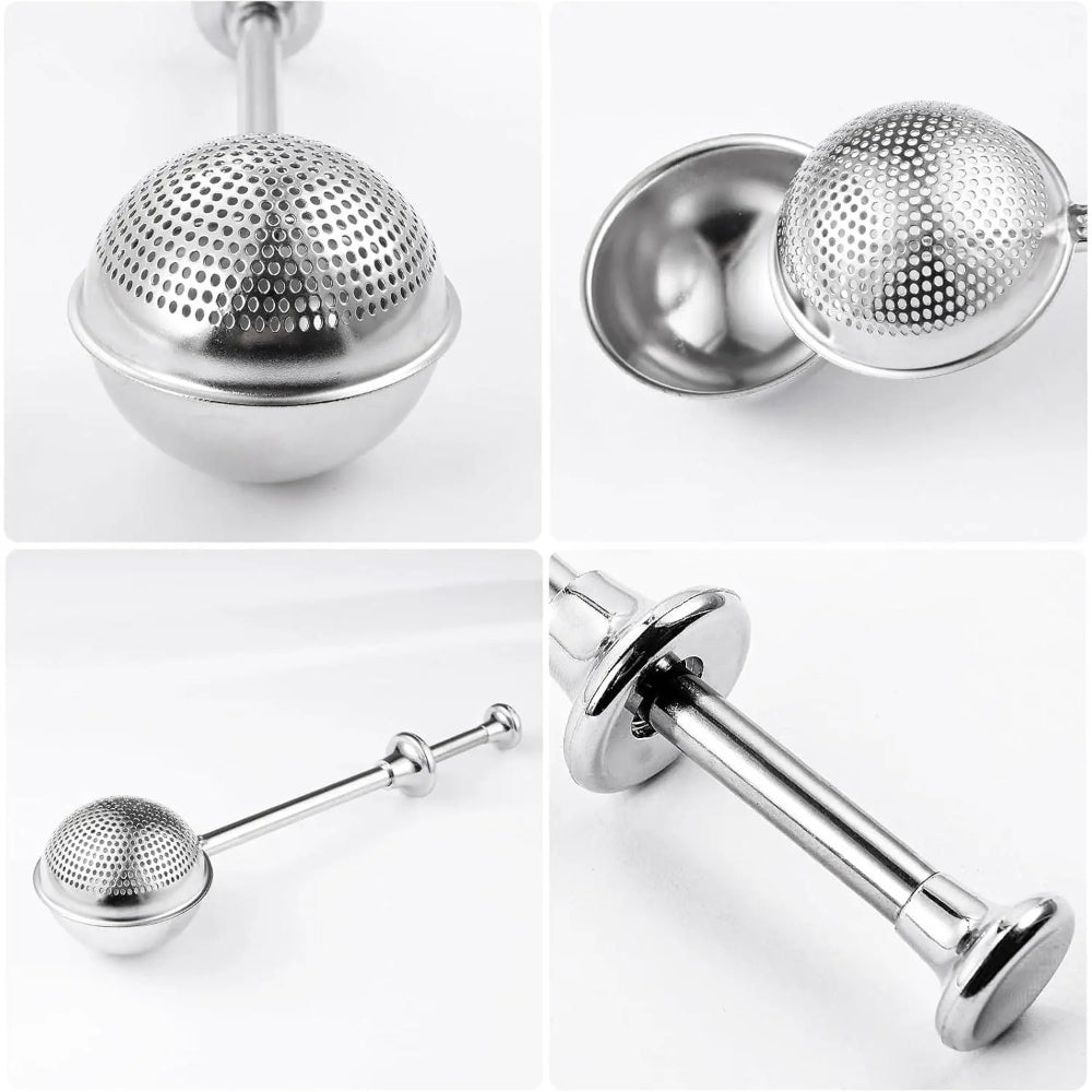 Stainless Steel Flour & Sugar Duster – Long Handle Baking Sifter