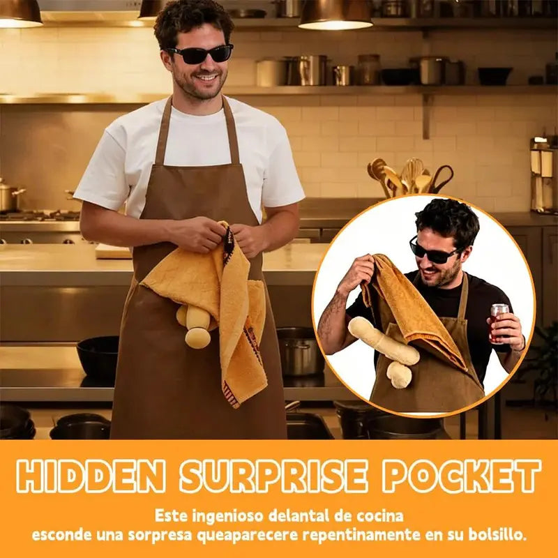 Funny Dad Apron with Hidden Surprisec