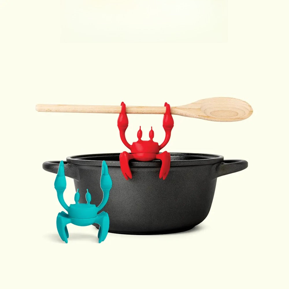 Cute Crab Utensil Rest – Spoon Holder & Kitchen Helper