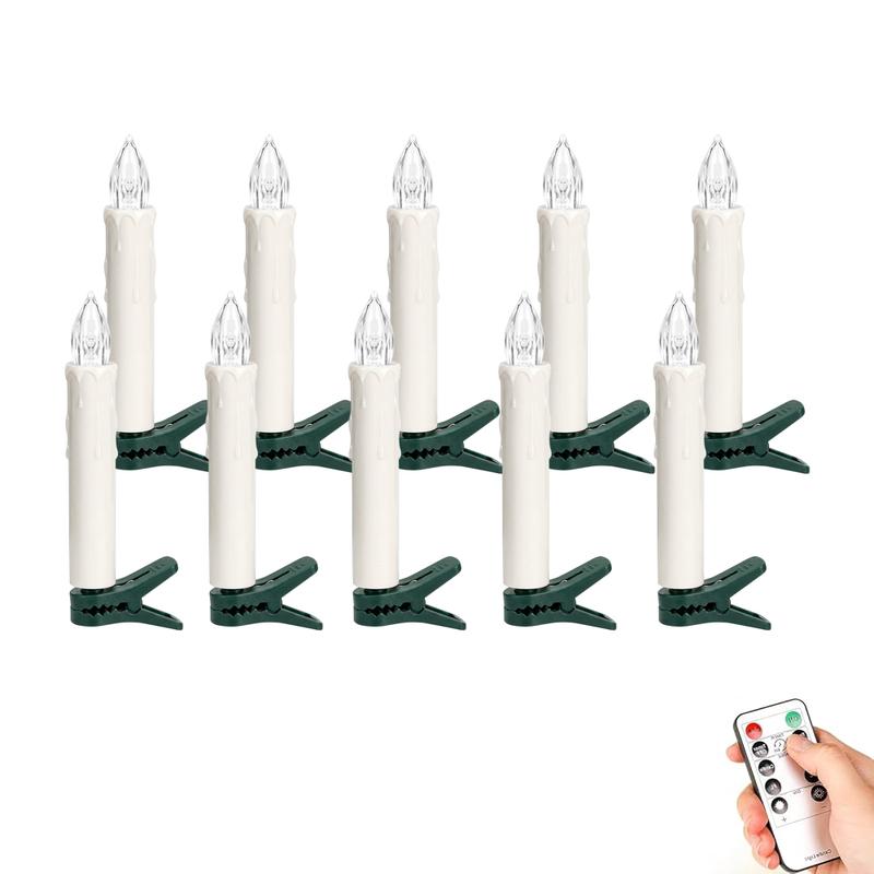 LED Flameless Christmas Tree Candle Lights with Remote – 10/20 Pack